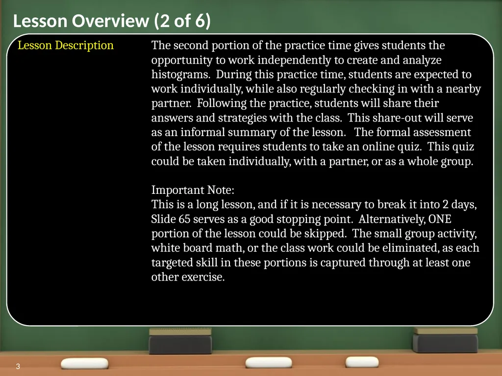 Displaying Numerical Data on Histograms 1 2 Lesson - slide 3 of 73