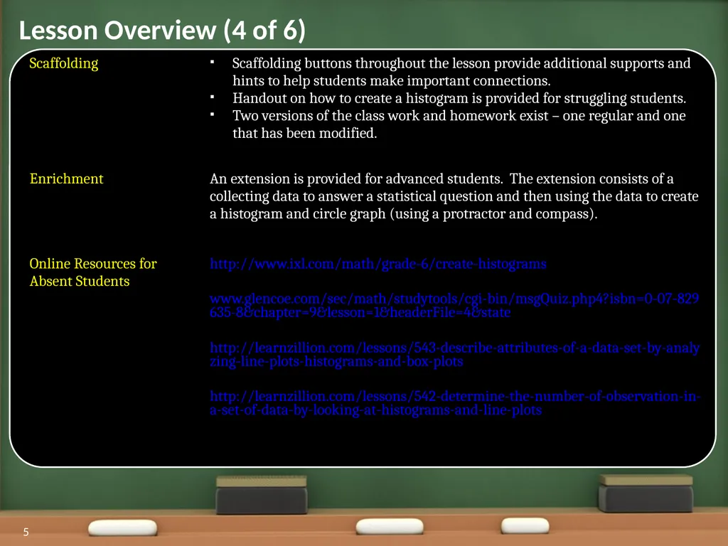 Displaying Numerical Data on Histograms 1 2 Lesson - slide 5 of 73