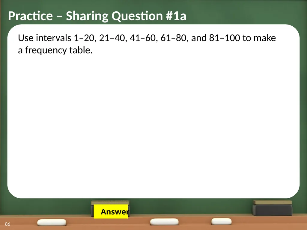 Displaying Numerical Data on Histograms 1 2 Lesson - slide 66 of 73