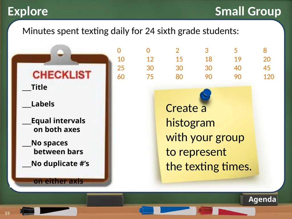 Displaying Numerical Data on Histograms 1 2 Lesson - slide 49 of 73