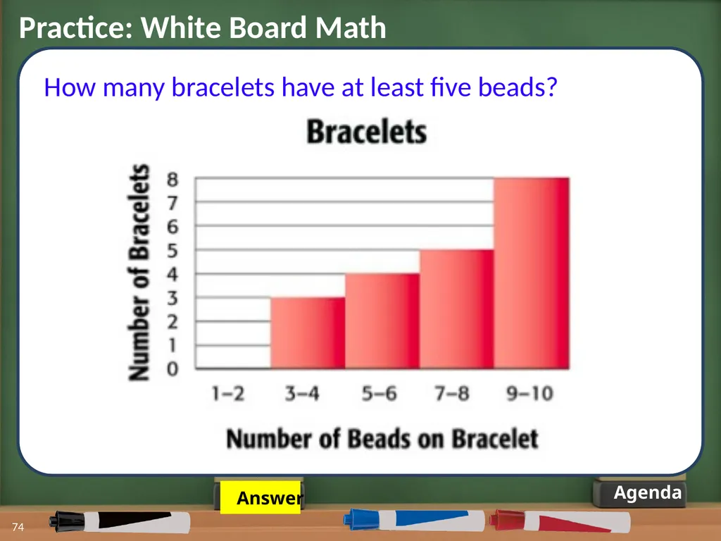 Displaying Numerical Data on Histograms 1 2 Lesson - slide 58 of 73