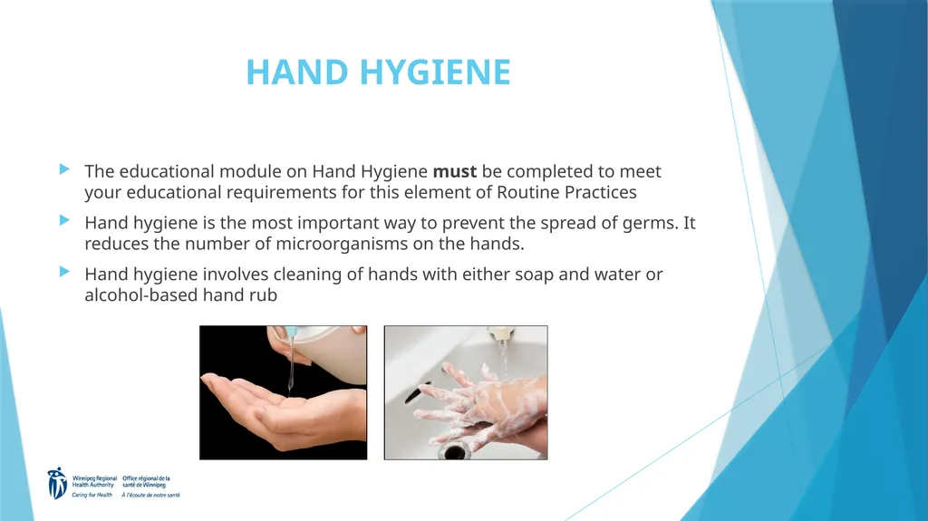 Welcome to the Routine Practices Learning Module - slide 18 of 57