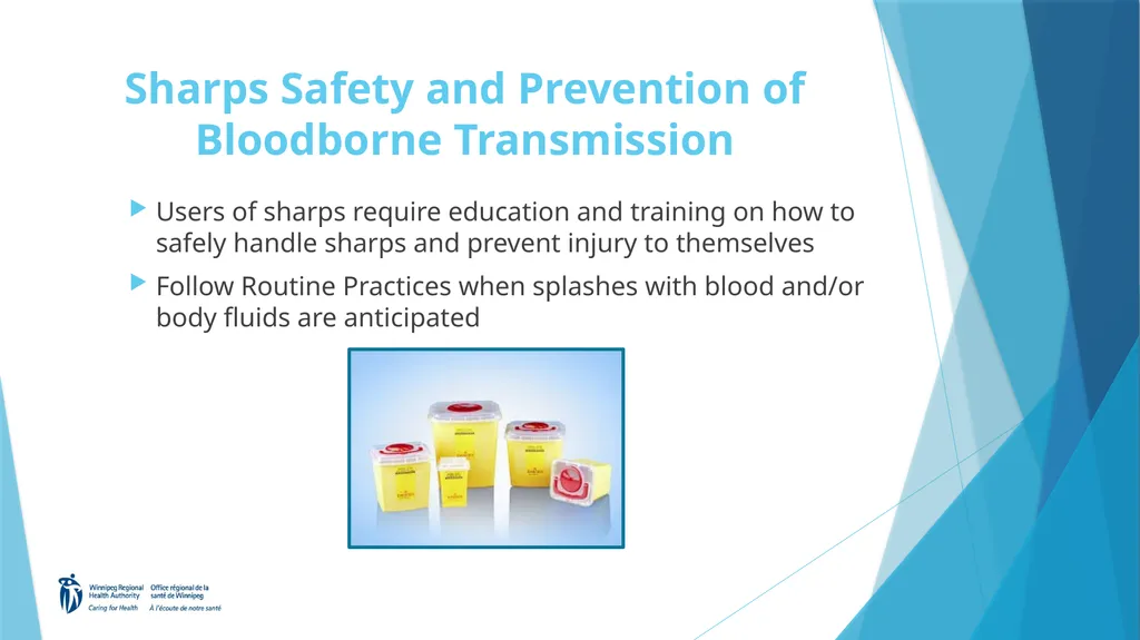 Welcome to the Routine Practices Learning Module - slide 40 of 57