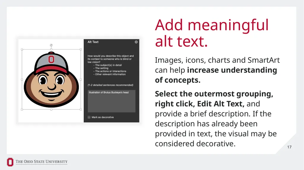 Ohio State Presentation Template 2 Provide - slide 17 of 28