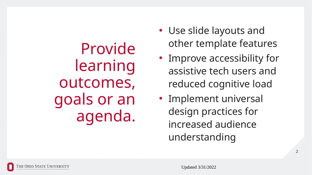 Ohio State Presentation Template 2 Provide - slide 2 of 28