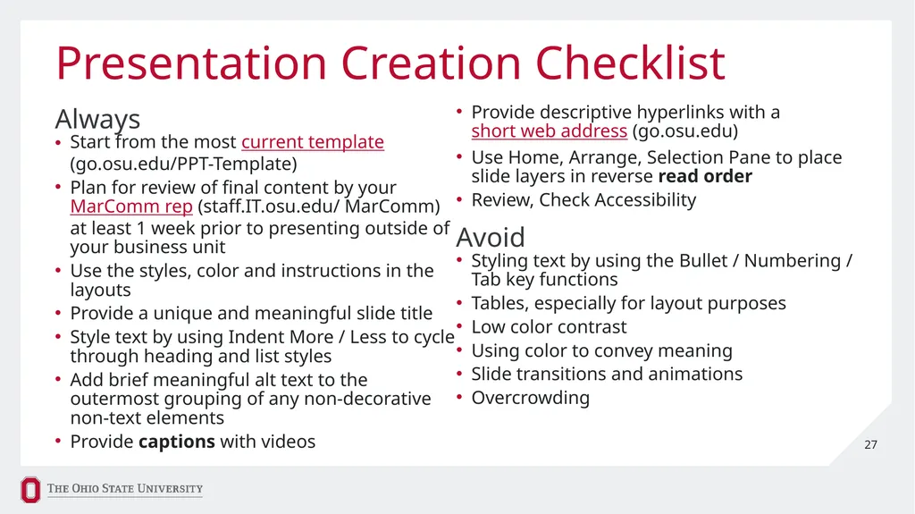 Ohio State Presentation Template 2 Provide - slide 27 of 28