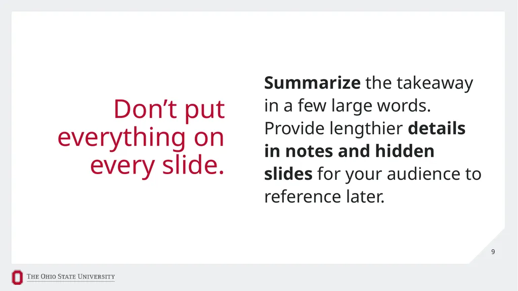 Ohio State Presentation Template 2 Provide - slide 9 of 28