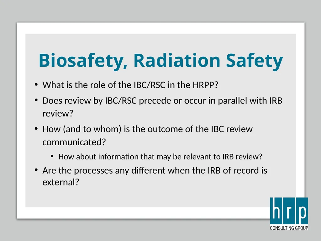 AAHRPP Site Visit Preparation (Key Personnel) - slide 45 of 48