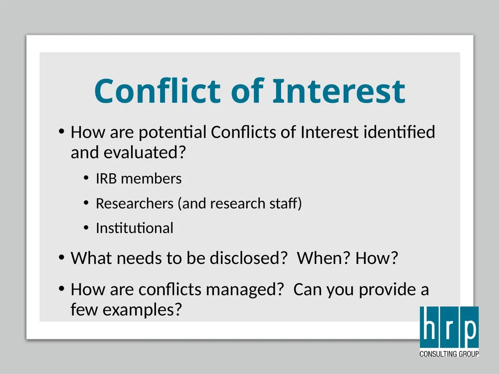 AAHRPP Site Visit Preparation (Key Personnel) - slide 38 of 48