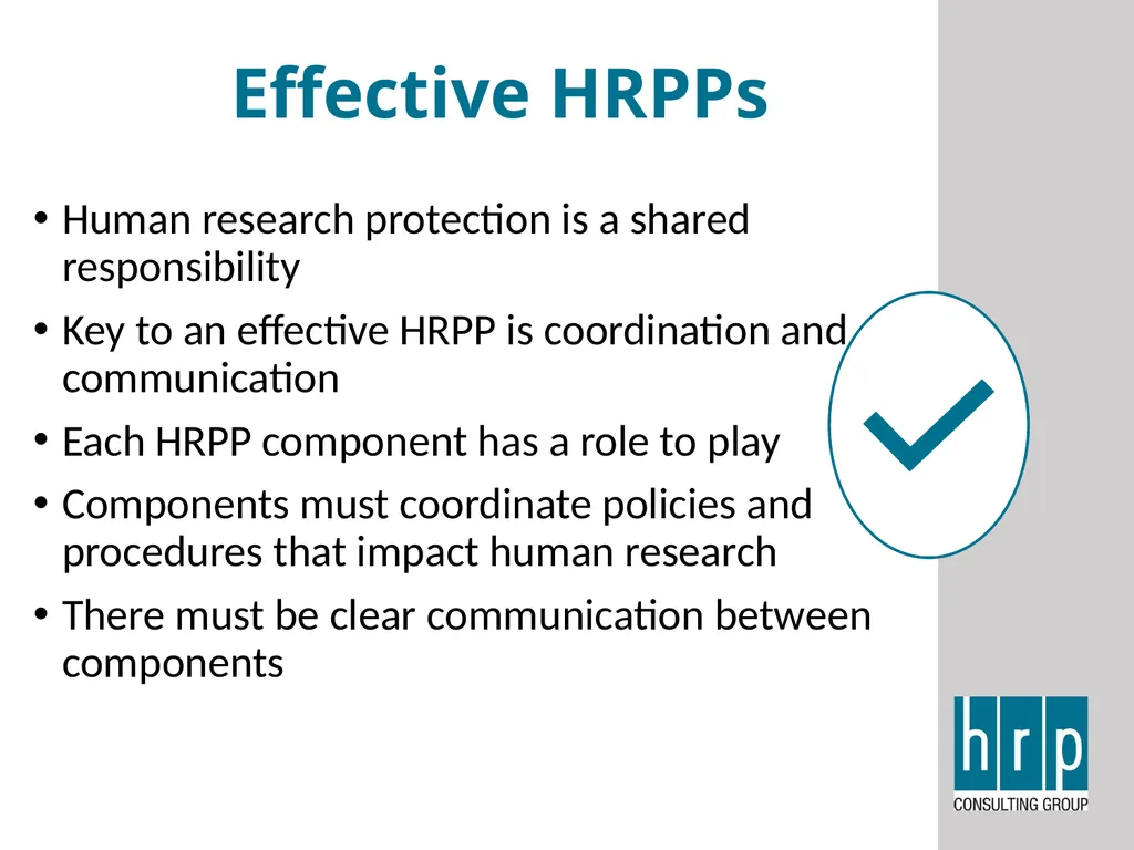 AAHRPP Site Visit Preparation (Key Personnel) - slide 6 of 48