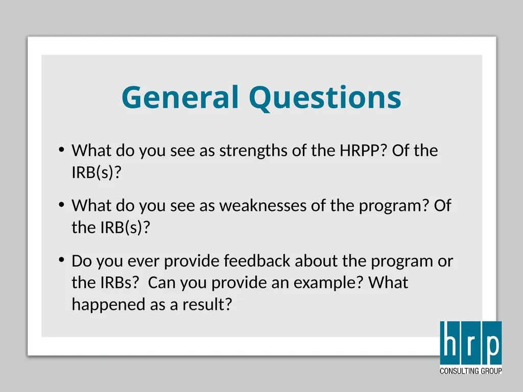 AAHRPP Site Visit Preparation (Key Personnel) - slide 17 of 48