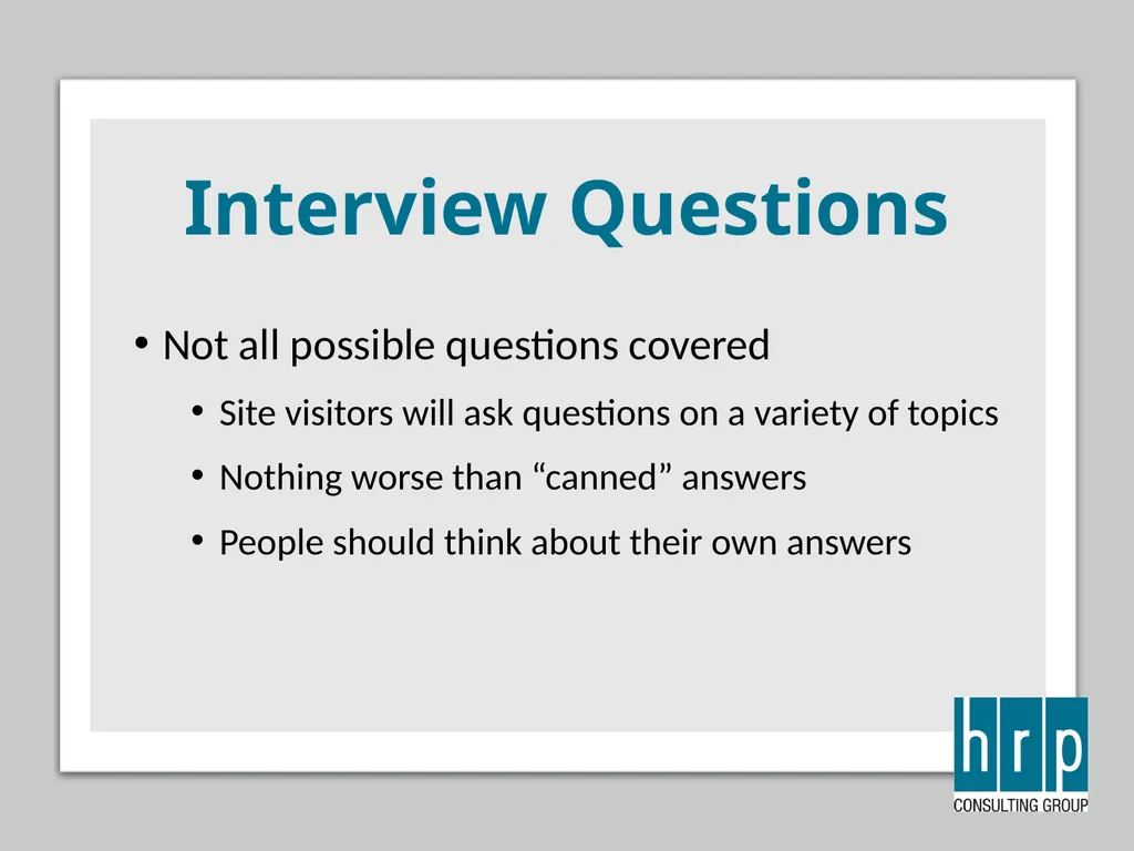 AAHRPP Site Visit Preparation (Key Personnel) - slide 15 of 48