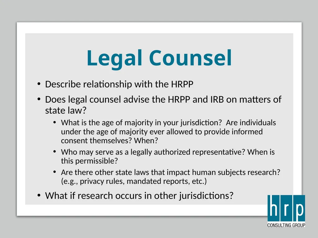 AAHRPP Site Visit Preparation (Key Personnel) - slide 35 of 48