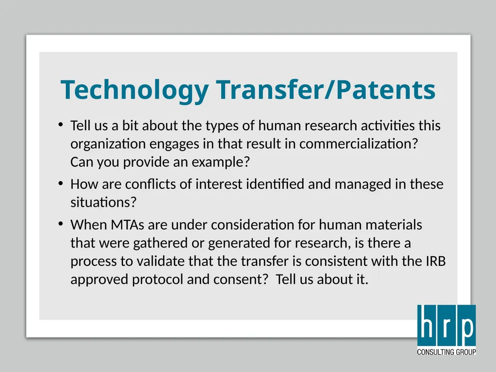 AAHRPP Site Visit Preparation (Key Personnel) - slide 42 of 48