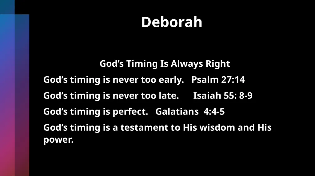 Deborah Being Honorable- Doing What’s Right Judges - slide 18 of 35
