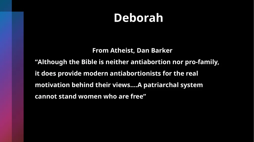 Deborah Being Honorable- Doing What’s Right Judges - slide 26 of 35