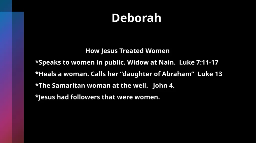 Deborah Being Honorable- Doing What’s Right Judges - slide 28 of 35