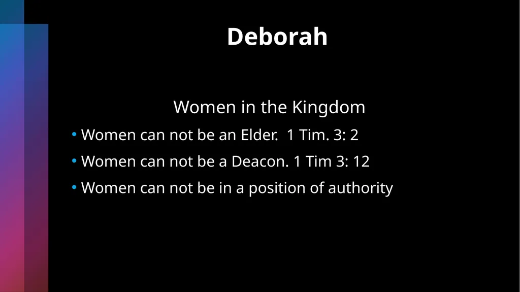 Deborah Being Honorable- Doing What’s Right Judges - slide 30 of 35