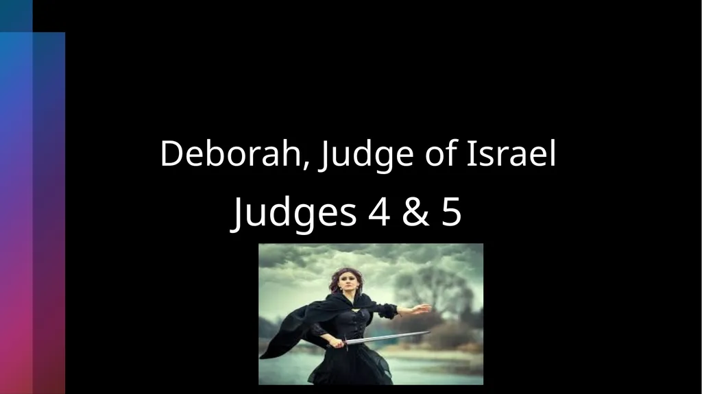 Deborah Being Honorable- Doing What’s Right Judges - slide 7 of 35