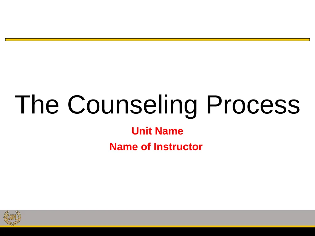 Professional Development Library Title: Counseling - slide 2 of 18