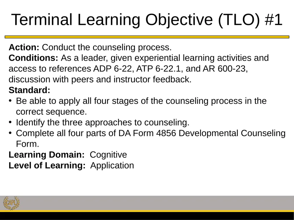 Professional Development Library Title: Counseling - slide 4 of 18