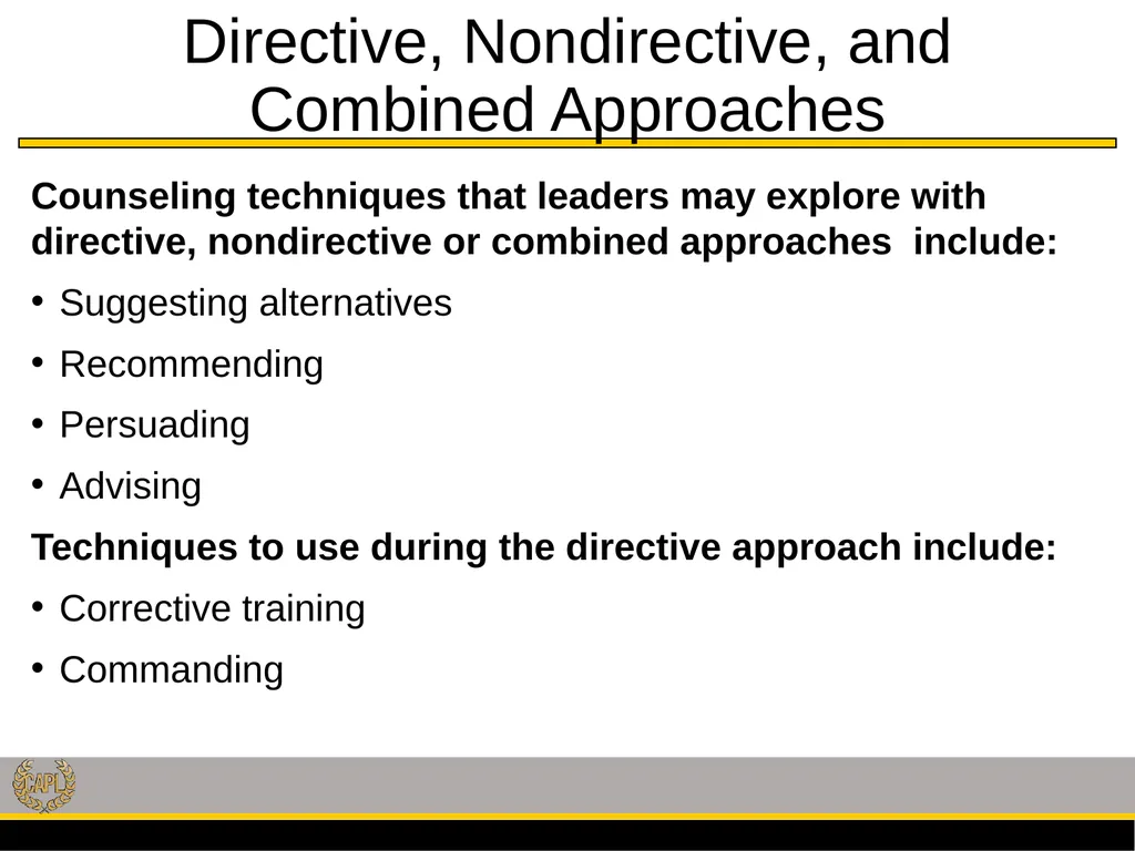 Professional Development Library Title: Counseling - slide 7 of 18