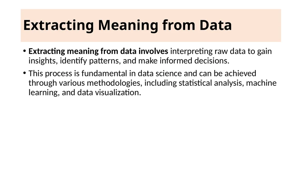 Module 3 Module 3 Syllabus Extracting Meaning from - slide 17 of 200