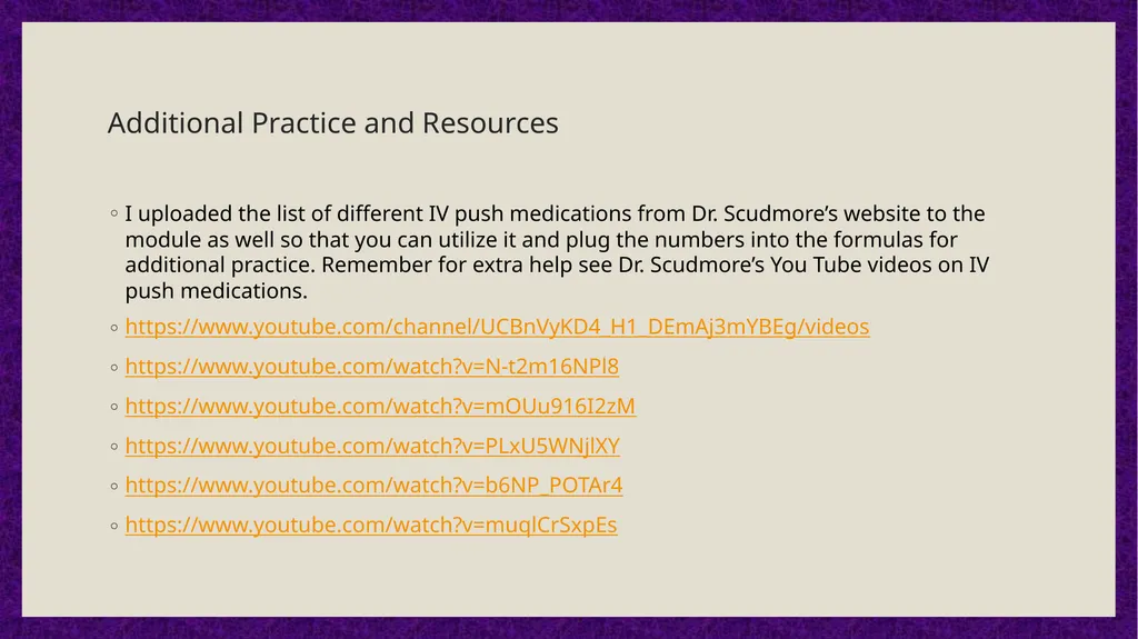 IV Push Math By: Mary Jacobs Spring 2019 Based on - slide 14 of 14