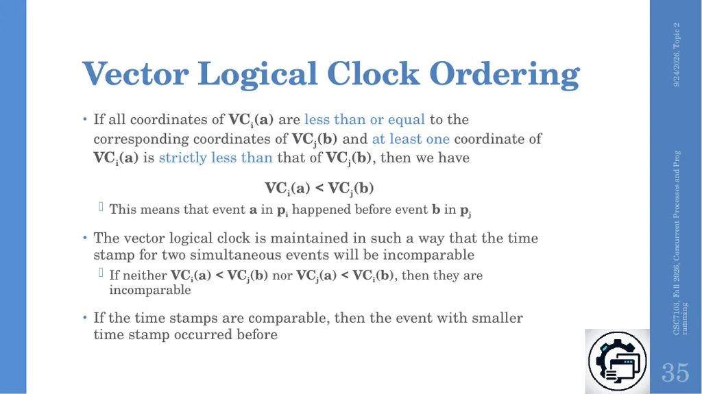 Concurrent Processes and Programming Topic 2 - slide 29 of 47