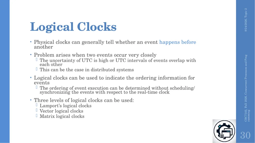 Concurrent Processes and Programming Topic 2 - slide 24 of 47
