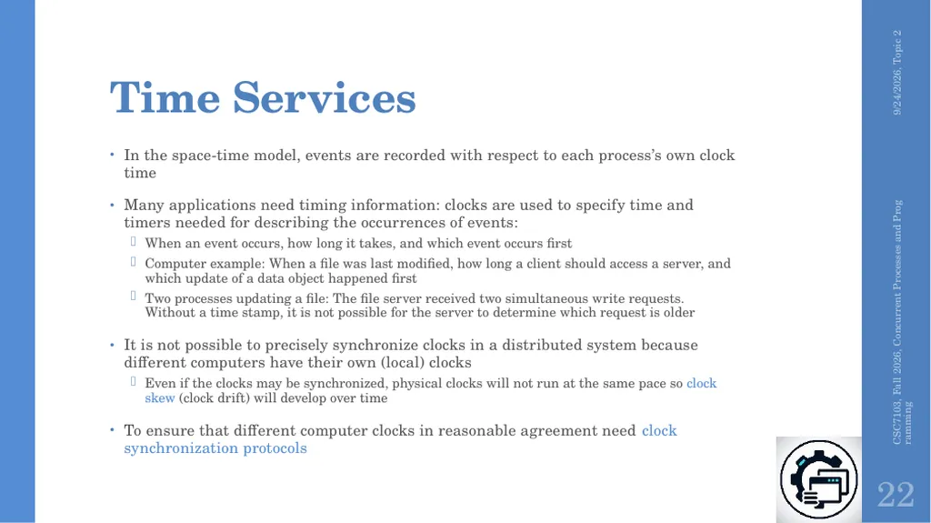 Concurrent Processes and Programming Topic 2 - slide 16 of 47