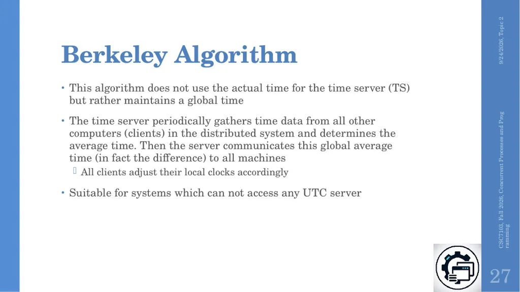 Concurrent Processes and Programming Topic 2 - slide 21 of 47