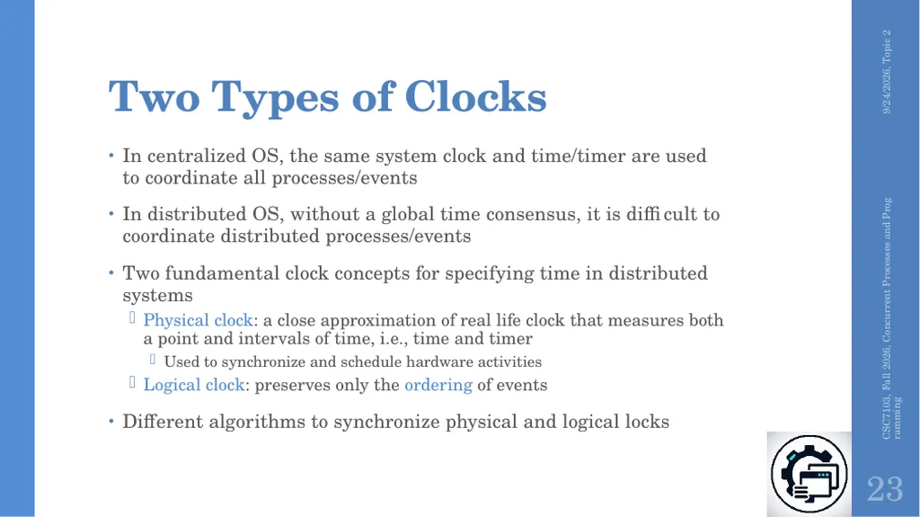 Concurrent Processes and Programming Topic 2 - slide 17 of 47