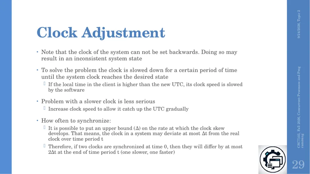 Concurrent Processes and Programming Topic 2 - slide 23 of 47