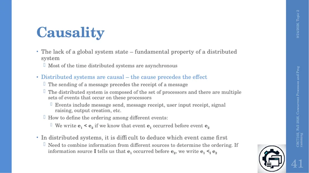 Concurrent Processes and Programming Topic 2 - slide 34 of 47