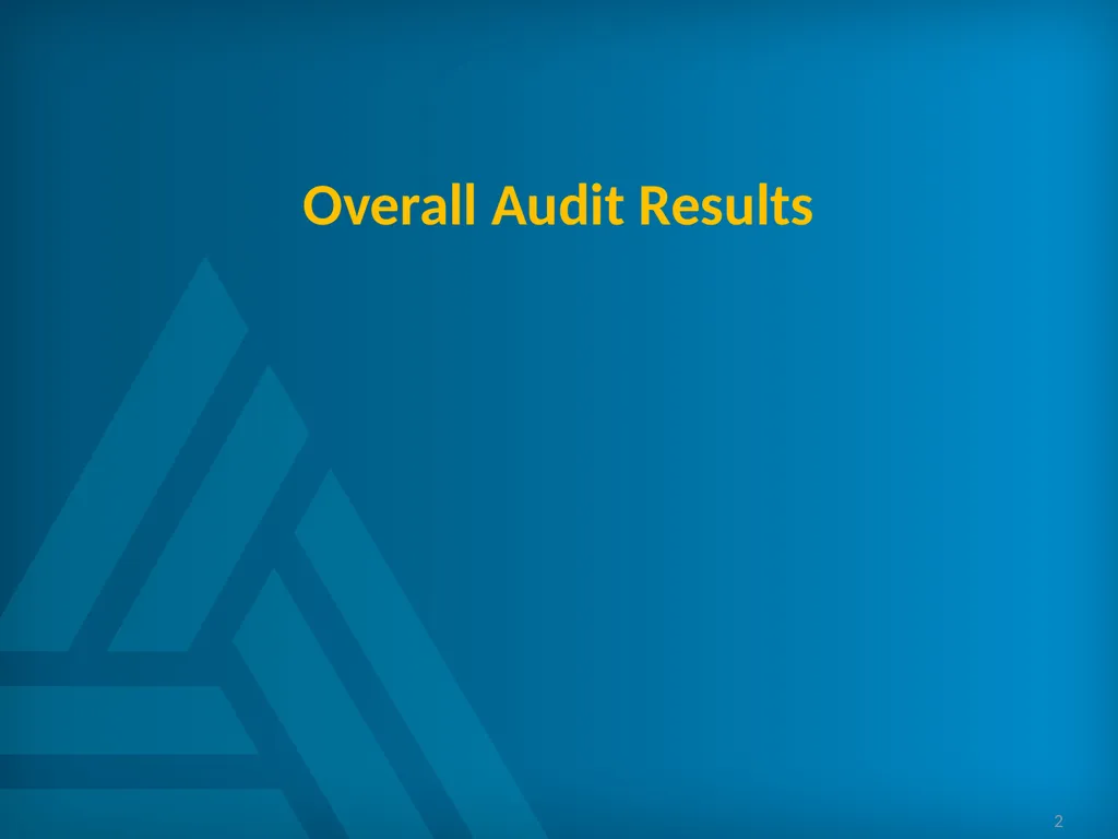 City of New Orleans Audit Presentation July 15, - slide 2 of 14