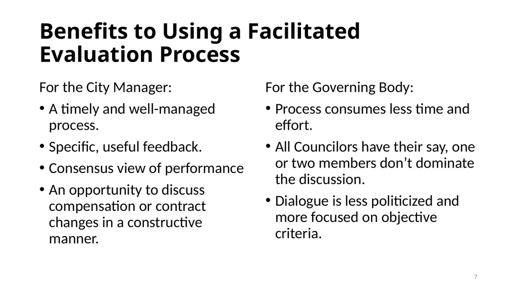 Council/Manager Performance Evaluations Pat - slide 7 of 12