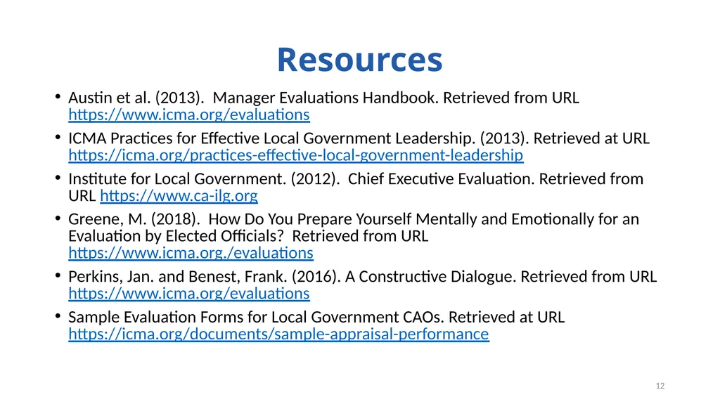Council/Manager Performance Evaluations Pat - slide 12 of 12