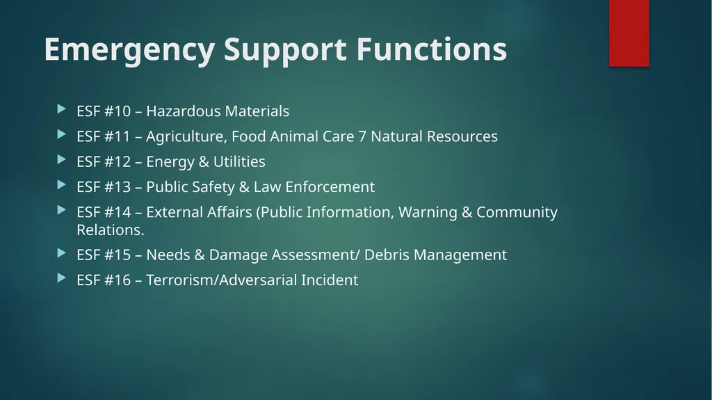 Wilmington Emergency Operations Plan (WEOP) - slide 14 of 18