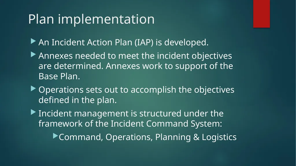 Wilmington Emergency Operations Plan (WEOP) - slide 12 of 18