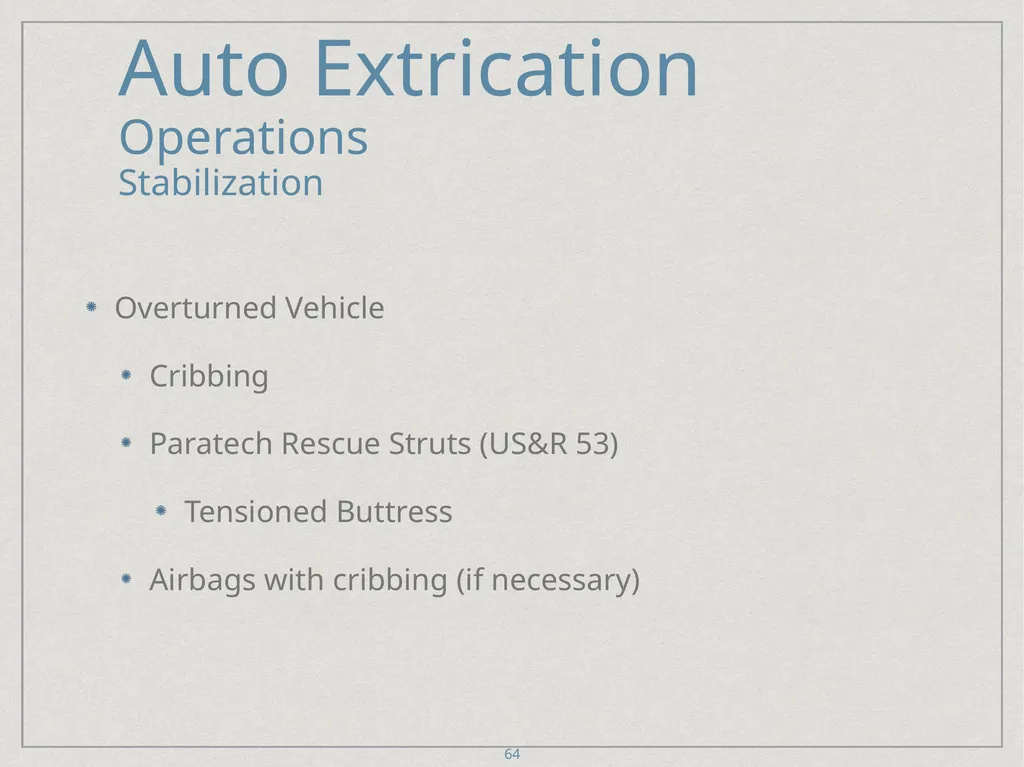 Auto Extrication FFDSD ACADEMY ORIENTATION 16 1 - slide 64 of 122