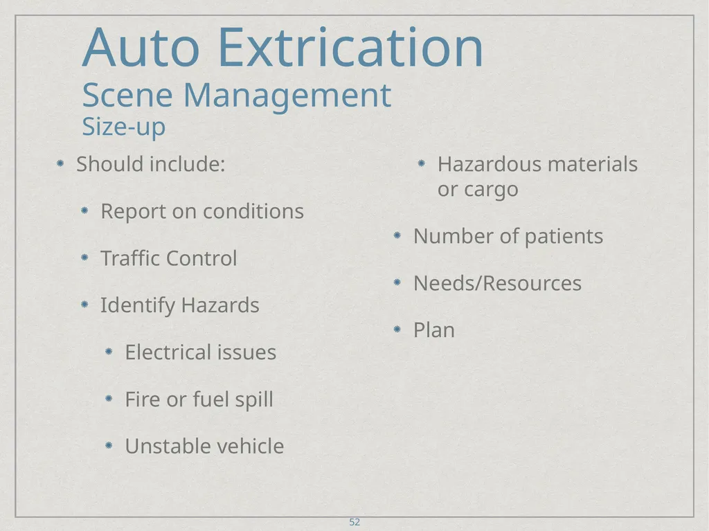 Auto Extrication FFDSD ACADEMY ORIENTATION 16 1 - slide 52 of 122