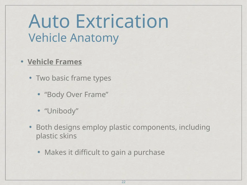 Auto Extrication FFDSD ACADEMY ORIENTATION 16 1 - slide 22 of 122