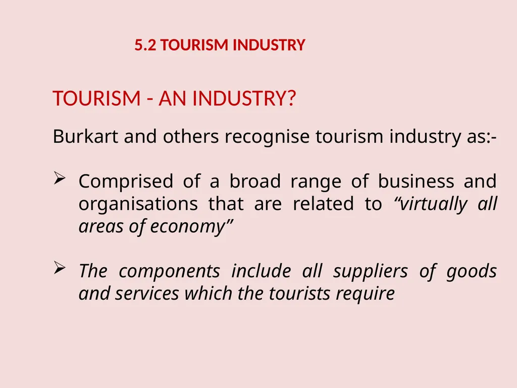 TS-1 Foundation Course in Tourism Unit 3 – - slide 32 of 48
