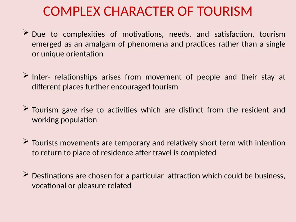 TS-1 Foundation Course in Tourism Unit 3 – - slide 17 of 48