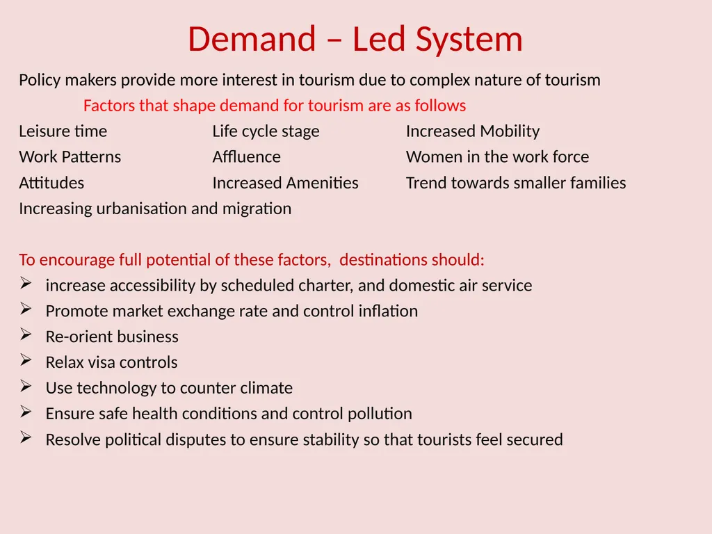 TS-1 Foundation Course in Tourism Unit 3 – - slide 27 of 48