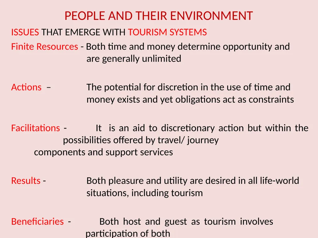 TS-1 Foundation Course in Tourism Unit 3 – - slide 25 of 48