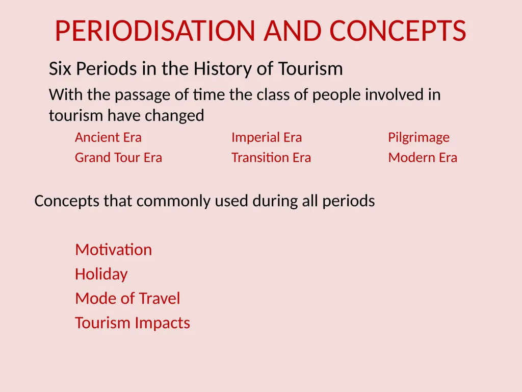 TS-1 Foundation Course in Tourism Unit 3 – - slide 7 of 48
