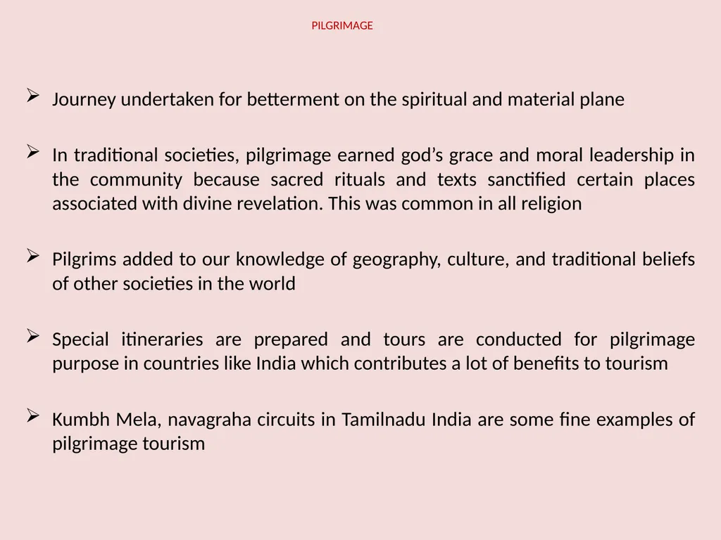 TS-1 Foundation Course in Tourism Unit 3 – - slide 18 of 48
