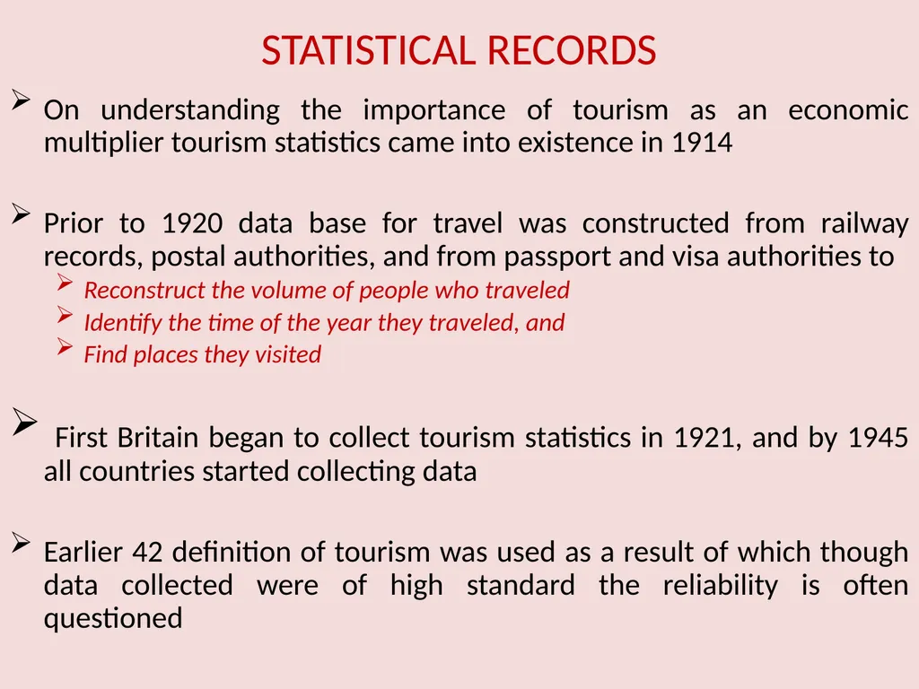 TS-1 Foundation Course in Tourism Unit 3 – - slide 5 of 48